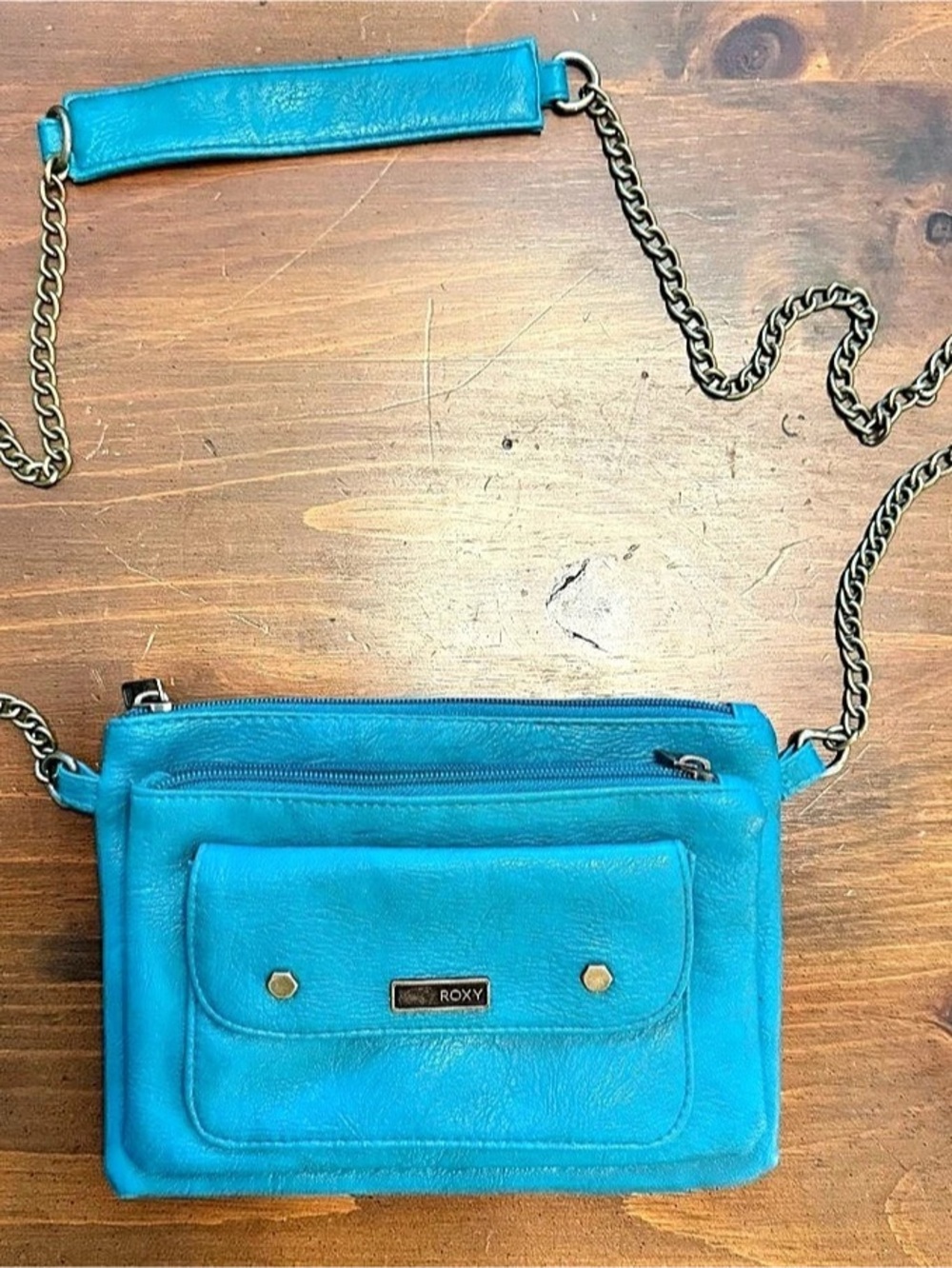 Vintage Roxy Blue Crossbody Bag NWT